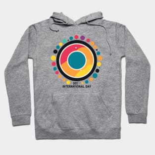 International Dot Day Retro Design Hoodie